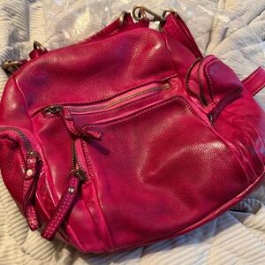 Lusher Mini Quest Backpack Purse - Fuschia - Collectors Edition NWT